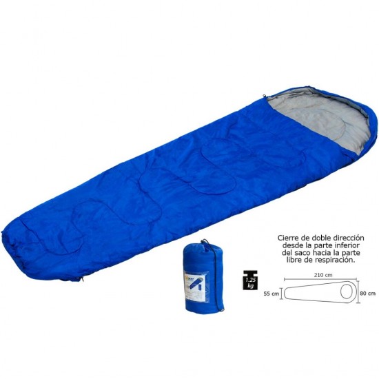 Saco cama 1250gr 210*80cm forro 15650