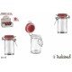 Frasco vidro 60ml c/tampa 17790