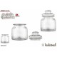 Frasco vidro 600ml 17792
