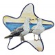 Imanes c\2 gaivotas 8*4.5cm 205685