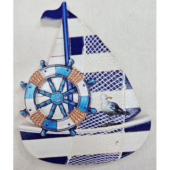 Imanes barco 8*6.5cm 205687