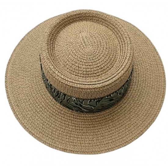 Chapéu senhora com aba e fita 205698