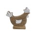 Peça em madeira galo 21*20*2cm cl2712