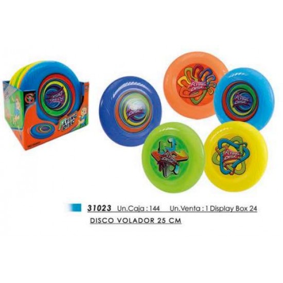 Discos voadores em plástico 25cm 31023