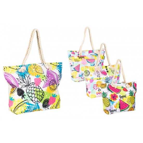 Saco de praia frutos 55*40*13cm 4134001