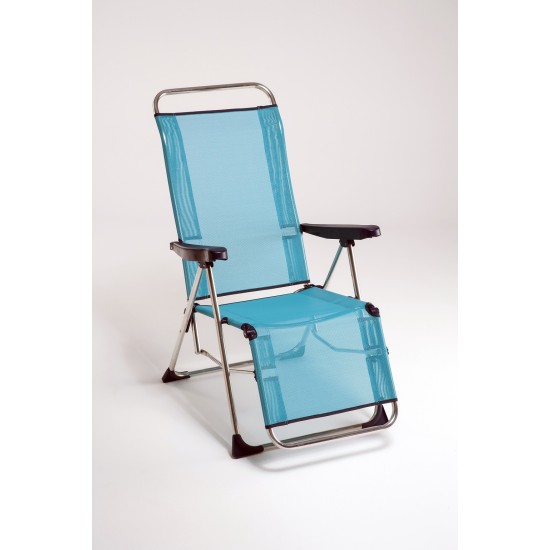 Cadeira alta relaxe alumínio 102x65x13 cm c\posições 480ALF 