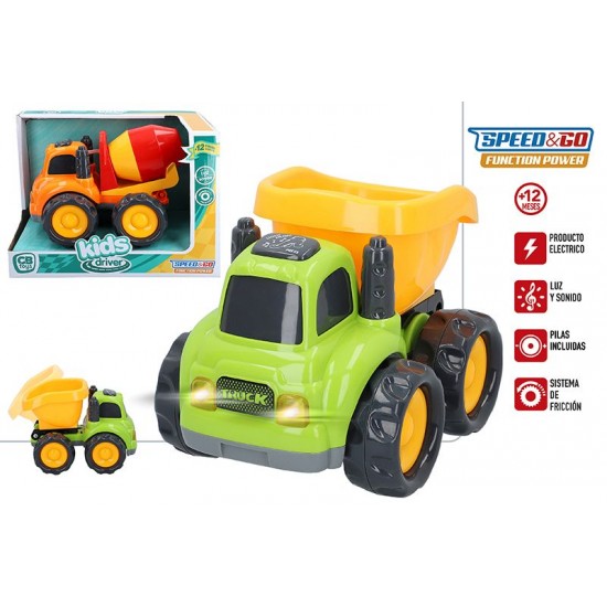 Carros de construção 28cm x 17cm x 21cm - 49219