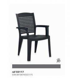 Cadeira para rua em cor cinza 55117