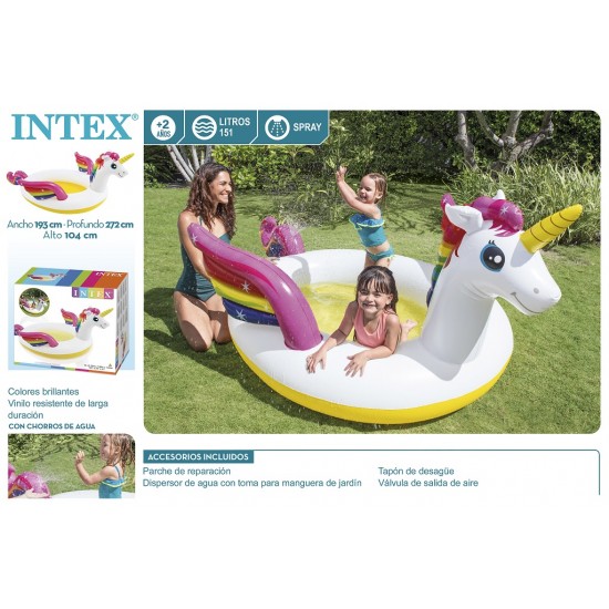 Piscina criança unicórnio 272-193*104cm 57441