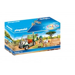 Playmobil veternário do zoo c\carro 70346