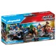 Playmobil carro todo terreno mais moto da city action 70570