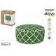 Puf insuflável em verde d53*23cm 79032