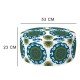 Puf insuflável cor estampada d53*23cm 79034