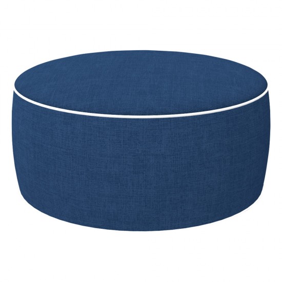 Puf insuflável em azul d53*23cm 79041