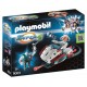 Playmobil skyjet com DR X e robot 9003