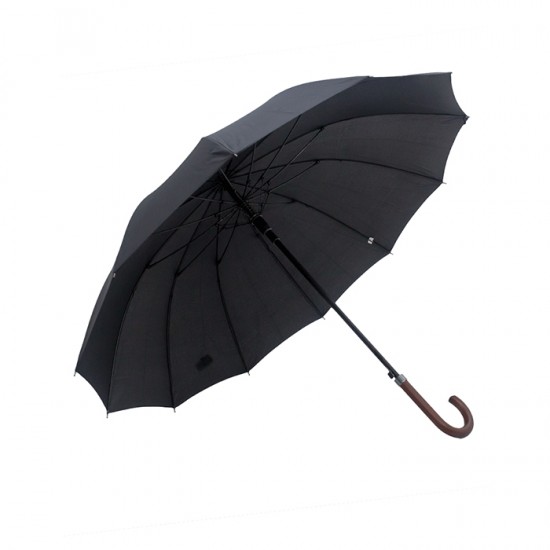 Chapéu de chuva preto clássico - CVT345