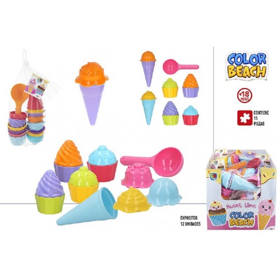 Conj. 17 Formas de Gelado/Cupcake - 45662
