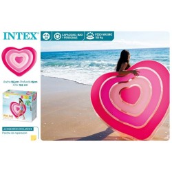 Colchão insuflável coração 135*25*155cm 58727