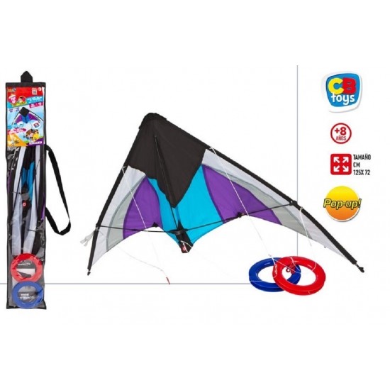 Papagaio Voador Colorido 125x72cm - 85091