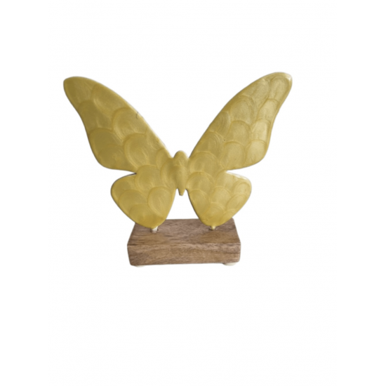 Base em madeira borboleta 14*4*12.5 - 25F2287