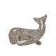 Base tacho baleia e palha 33*22*1cm 
