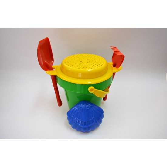Balde praia 21*30cm c\acessórios 277/5