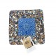 Base cortiça reciclada quadrada c/ azulejo 15x15cm QADPQ