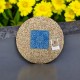 Base redonda de palha c/ azulejo d26cm - PHLBASEG