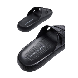 Chinelo homem fivela preto 40-45 - 90525PT