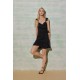 Vestido curto de alças de mulher - 85908