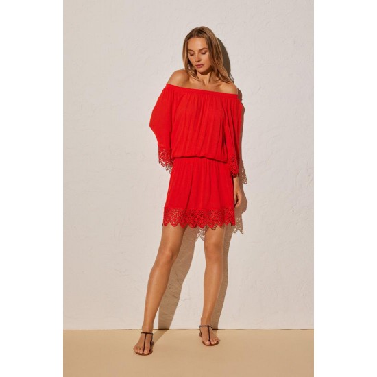 Vestido curto com cores sortidas - 85919