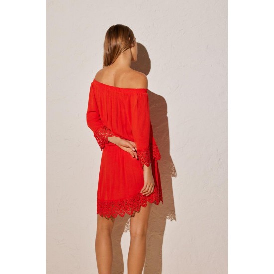 Vestido curto com cores sortidas - 85919