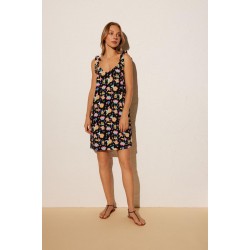 Vestido curto colorido - 85925